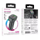 Автомобільний зарядний пристрій BOROFONE BZ28C Trophie PD60W(2C1A) car charger Black (6941991110870)