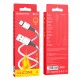 Кабель BOROFONE BX83 Type-C Famous silicone charging data cable White (6974443386424)