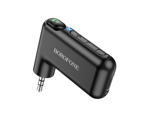 Bluetooth-ресивер BOROFONE BC35 Wideway car AUX BT receiver Black (6974443381450)