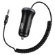Bluetooth-ресивер BOROFONE BC64 Contento dual-port car BT receiver with built-in cable Black (6941991126567)