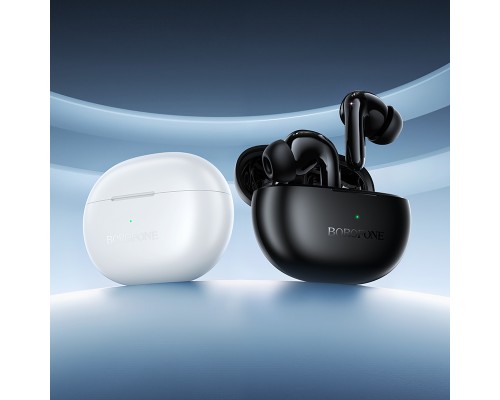 Бездротові навушники TWS BOROFONE FQ16 Star ANC+ENC smart AI translation headset(App) Black (6941991127663)
