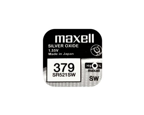 Батарейка MAXELL SR512SW/379 (1шт) (4902580132194)
