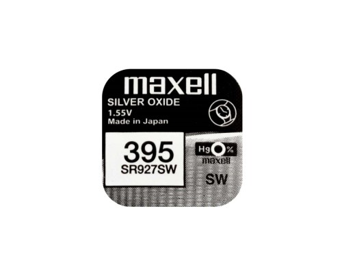 Батарейка MAXELL SR927SW/395 (1шт) (4902580132385)