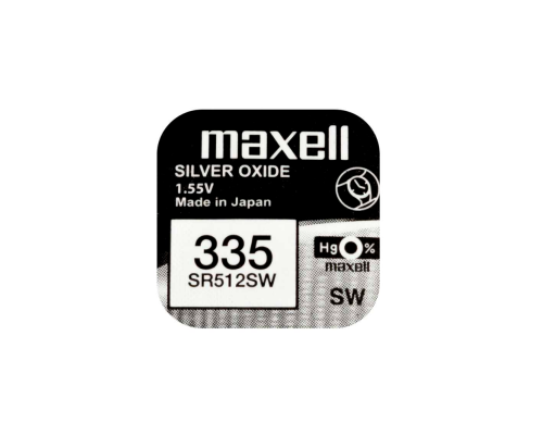 Батарейка MAXELL SR512SW/335 (1шт) (4902580132170)