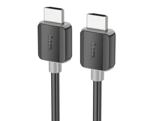 Кабель HOCO US08 HDTV 2.0 male-to-male 4K HD data cable(L=3M) Black (6931474799401)