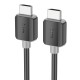 Кабель HOCO US08 HDTV 2.0 male-to-male 4K HD data cable(L=3M) Black (6931474799401)