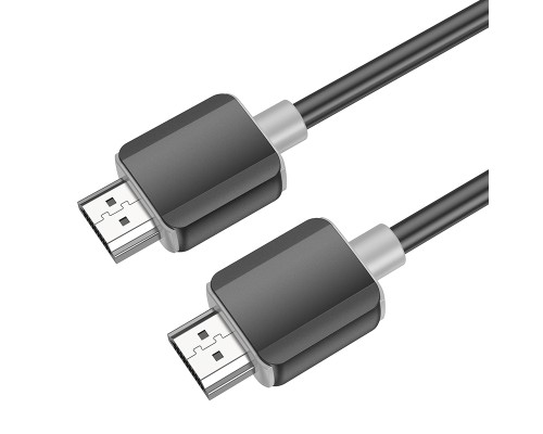 Кабель HOCO US08 HDTV 2.0 male-to-male 4K HD data cable(L=3M) Black (6931474799401)