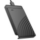 Зовнішня кишеня для накопичувача HOCO HB46 USB3.0 2.5-inch SATA hard drive enclosure Black (6942007628266)