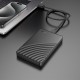 Зовнішня кишеня для накопичувача HOCO HB46 USB3.0 2.5-inch SATA hard drive enclosure Black (6942007628266)
