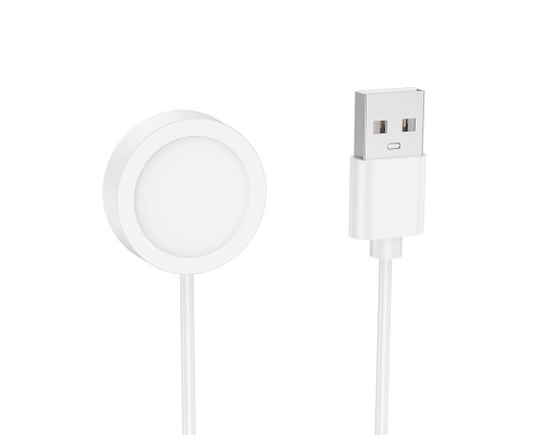 Бездротовий зарядний пристрій для смарт-годинника HOCO Y30 Smart sports watch charging cable White (6942007648981)