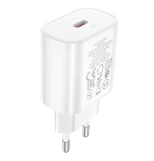 Мережевий зарядний пристрій HOCO N22 Jetta PD25W charger White (6931474760067)