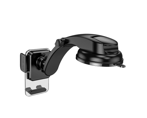 Автотримач для телефона HOCO CA118 Delicate press type center console car holder Space Black (6931474779212)