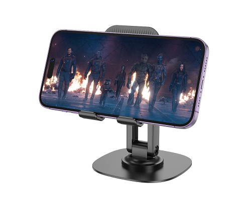 Тримач для телефона HOCO HD6 Winner dual-axis rotating desktop stand Black (6942007602372)