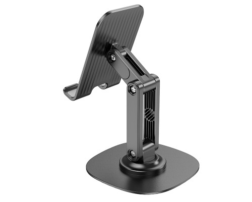 Тримач для телефона HOCO HD6 Winner dual-axis rotating desktop stand Black (6942007602372)