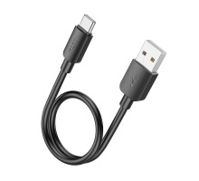 Кабель HOCO X96 Hyper 27W charging data cable Type-C (L=0.25M) Black (6942007609401)