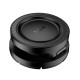 Автотримач для телефона HOCO H61 Show folding ring magnetic car holder (dashboard) Black Metal Gray (6942007637619)