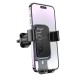 Автотримач для телефона HOCO H80 Vista gravity car holder (air outlet) Black Metal Gray (6942007647908)