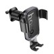 Автотримач для телефона HOCO H80 Vista gravity car holder (air outlet) Black Metal Gray (6942007647908)