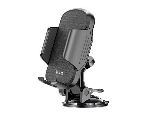 Автотримач для телефона HOCO CA82 Just fast suction cup car holder Black (6931474745767)