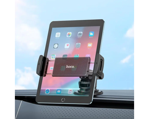 Автотримач для телефона HOCO CA120 Prospering center console car holder for tablets Black (6931474788535)