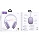 Бездротові накладні навушники HOCO W65 Happy BT headphones Purple (6942007650373)
