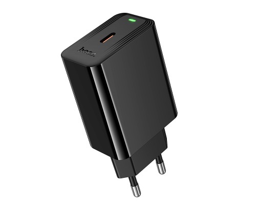 Мережевий зарядний пристрій HOCO CS93A Leader single port PD20W charger Black (6942007671064)