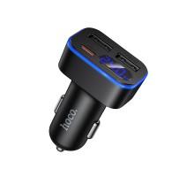 Автомобільний зарядний пристрій HOCO Z63A Barry 42W(1C2A) digital display car charger Black (6942007666213)