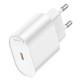 Мережевий зарядний пристрій HOCO C109A(PD20W) Fighter single port PD20W charger White (6942007656658)