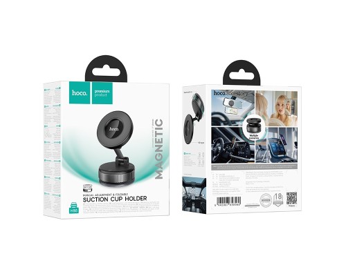 Автотримач для телефона HOCO H86 Dragon manual suction cup magnetic holder(universal) (6942007658560)
