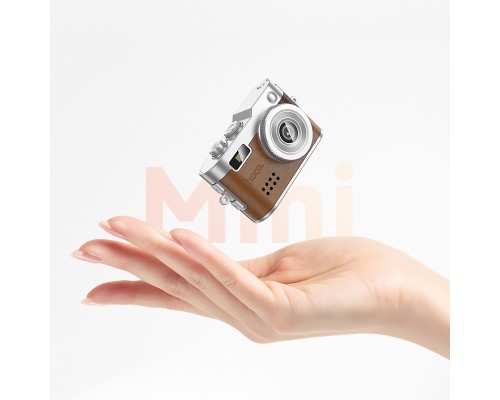 Міні цифрова фотокамера HOCO DV210 Mini digital camera Brown (6942007662932)