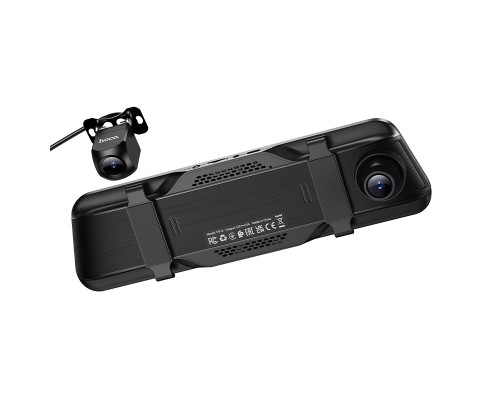 Відеореєстратор HOCO DV16 9.66-inch streaming media driving recorder(dual-channel with rear camera) Black (6942007664219)