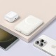 Зовнішній акумулятор HOCO J141 Grace PD20W magnetic power bank(10000mAh) Milky White (6942007639194)