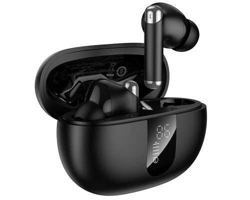 Бездротові навушники HOCO EQ26 Nice true wireless ANC+ENC BT headset Black (6942007652155)