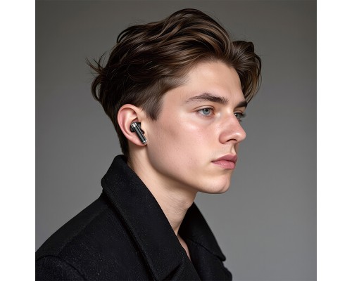 Бездротові навушники HOCO EQ26 Nice true wireless ANC+ENC BT headset Black (6942007652155)