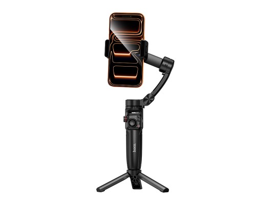 Триосьовий стабілізатор HOCO K91 Three-axis intelligent gimbal Black (6942007675802)