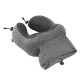 Подушка для подорожі HOCO HX70 slow rebound memory foam U-shaped pillow Black (6942007664677)