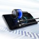 Автомобільний зарядний пристрій HOCO Z69B Vivido PD57W(2C1A) car charger with digital display set(C to C) Black (6942007681599)