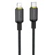 Кабель HOCO X128 Benefit PD30W charging data cable iP Black (6942007681056)