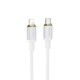 Кабель HOCO X128 Benefit PD30W charging data cable iP White (6942007681063)