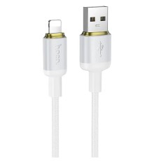 Кабель HOCO X128 Benefit charging data cable iP White (6942007681087)