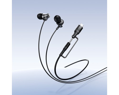Навушники дротові HOCO M119A Mia  (Type-C/3.5mm) Black (6942007680516)