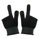 Рукавички ігрові HOCO GA21 Eagle Claw silver fiber two-finger gaming gloves(2PCS pack) Black (6942007666176)