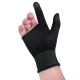 Рукавички ігрові HOCO GA21 Eagle Claw silver fiber two-finger gaming gloves(2PCS pack) Black (6942007666176)