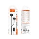 Навушники дротові HOCO M117 Victory universal digital earphones with microphone (Type-C) Black (6942007673235)