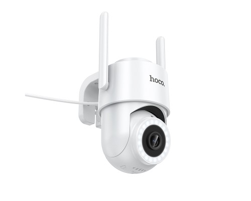 IP-камера відеоспостереження HOCO D10 outdoor monocular PTZ HD camera White (6942007681650)