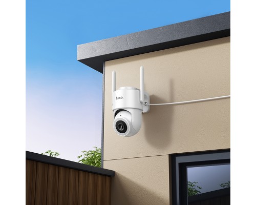 IP-камера відеоспостереження HOCO D10 outdoor monocular PTZ HD camera White (6942007681650)