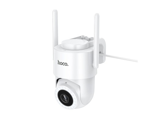 IP-камера відеоспостереження HOCO D10 outdoor monocular PTZ HD camera White (6942007681650)