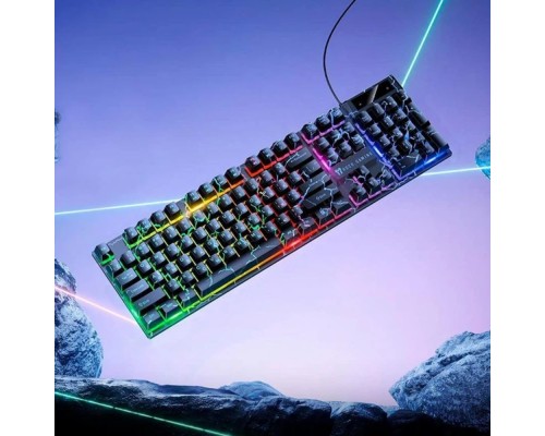 Клавіатура HOCO GM701 Trofeo wired gaming keyboard (Cyrillic version) Black (6942007683739)