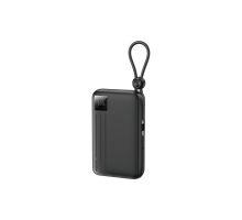 Зовнішній акумулятор REMAX 22.5W Dual cables fast charging power bank 20000mAh FC-15 Black (6954851254287)