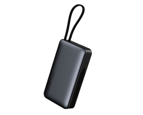 Зовнішній акумулятор WUW TUGII-Y65 （PD 65W quick charge) 20000mAh Black (6917674147303)